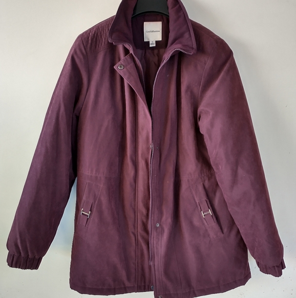 Croft & Barrow Purple Long Sleeve Jacket - Picture 1 of 7